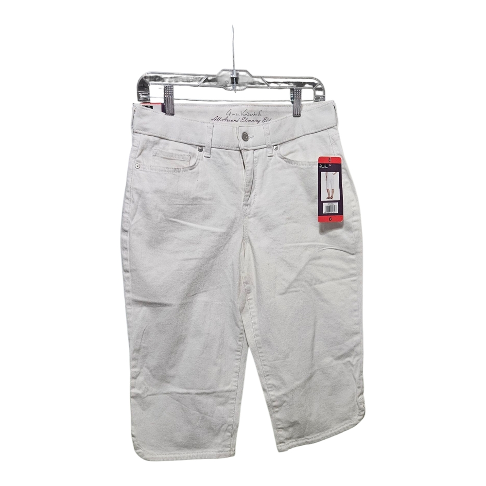 Gloria Vanderbilt White Slimming Capris